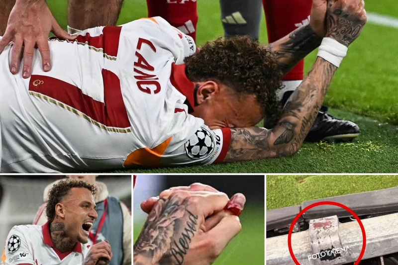 Qalatasarayın futbolçusu Noa Lanq Enfild Roudda ağır zədə aldı