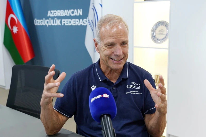 Pyer Lafonten: Azərbaycanda dünya səviyyəli üzgüçülər yetişdirmək üçün sistem qurmaq istəyirəm