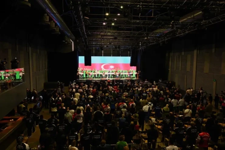 Meeting held with MES employee who won the World Armwrestling Championship