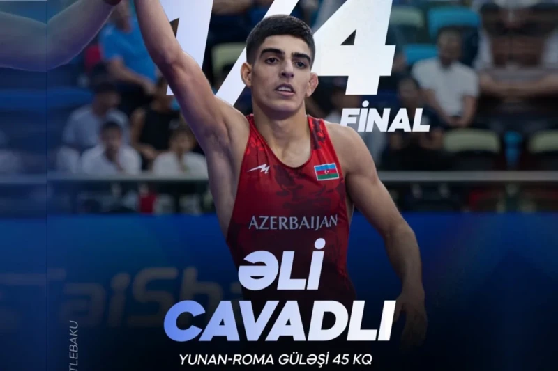 Azərbaycan güləşçisi Əli Cavadlı U-17 Dünya Çempionatının finalına yüksəlib