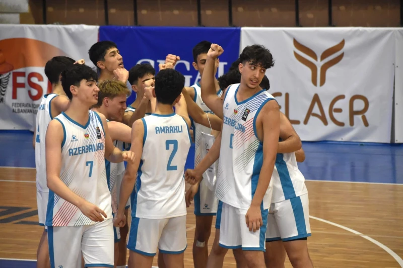 Azərbaycan U-16 basketbol komandası Lüksemburqa 48 xal fərqi ilə uduzub