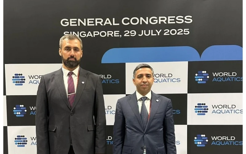 Azərbaycan Üzgüçülük Federasiyasının rəhbərliyi Sinqapurda World Aquatics Konqresində iştirak edib
