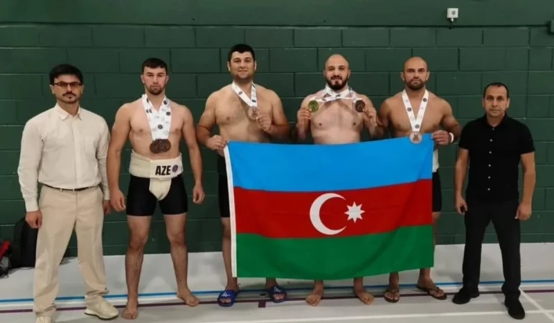 Azərbaycan sumoçuları Şotlandiyada Avropa çempionatında 4 medal qazandı