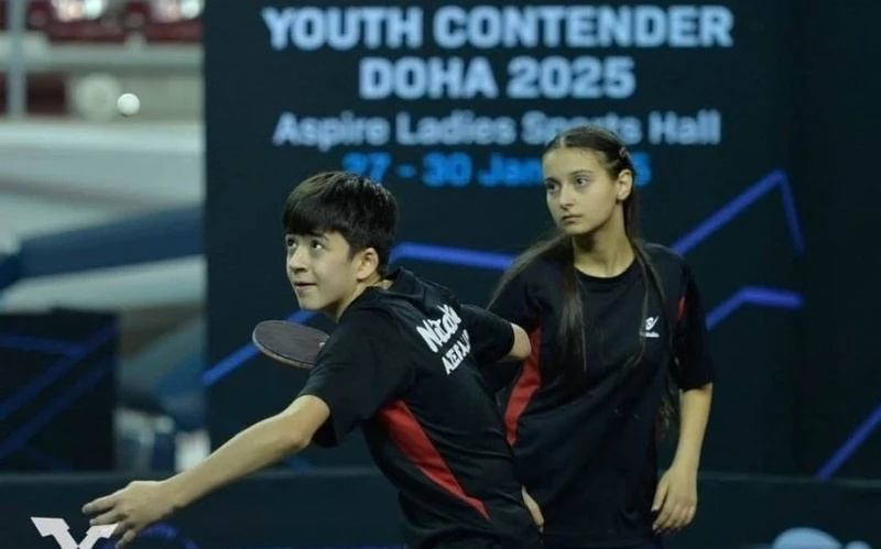 Azərbaycanın stolüstü tennisçiləri beynəlxalq turnirdə finala yüksəliblər