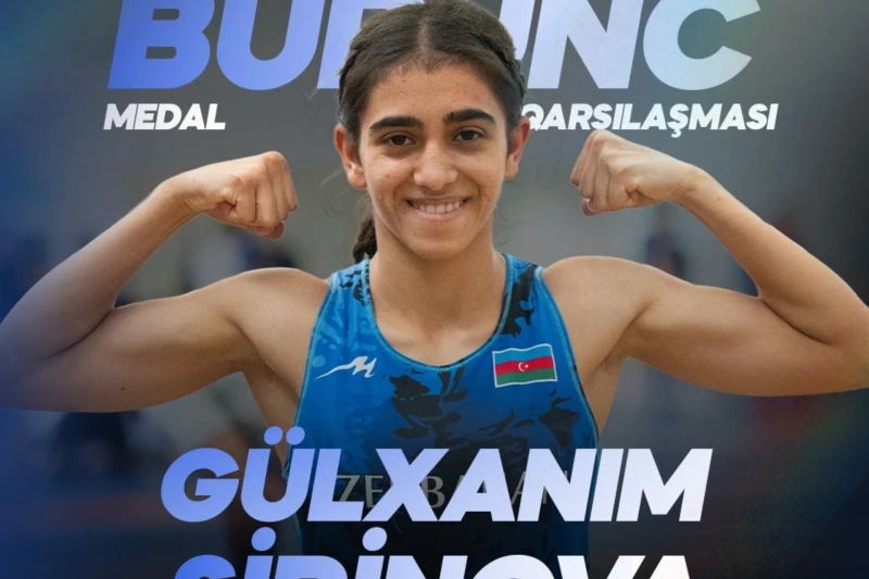 U-17 Dünya Çempionatında Gülxanım Şirinova bürünc medal uğrunda görüşdə uduzub