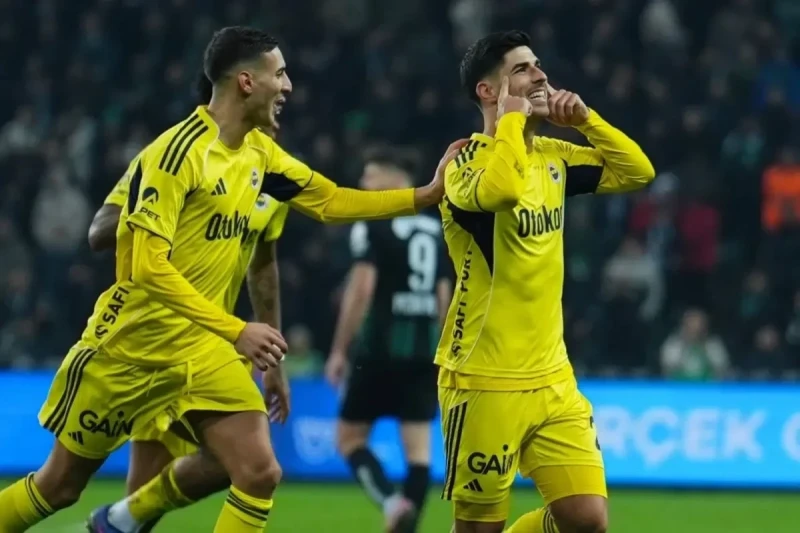 Fenerbahce strengthens its second position in the Super League by defeating Kocaelispor