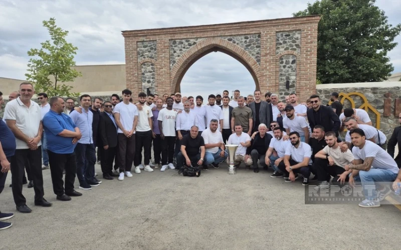 Qarabağ FK-nın üzvlərinin işğaldan azad edilmiş ərazilərə səfəri yekunlaşıb