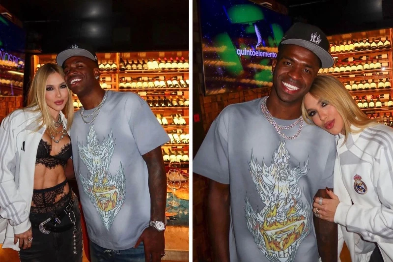 Vinicius Junior'un sevgilisi sosyal medyada tartışmalara neden oldu