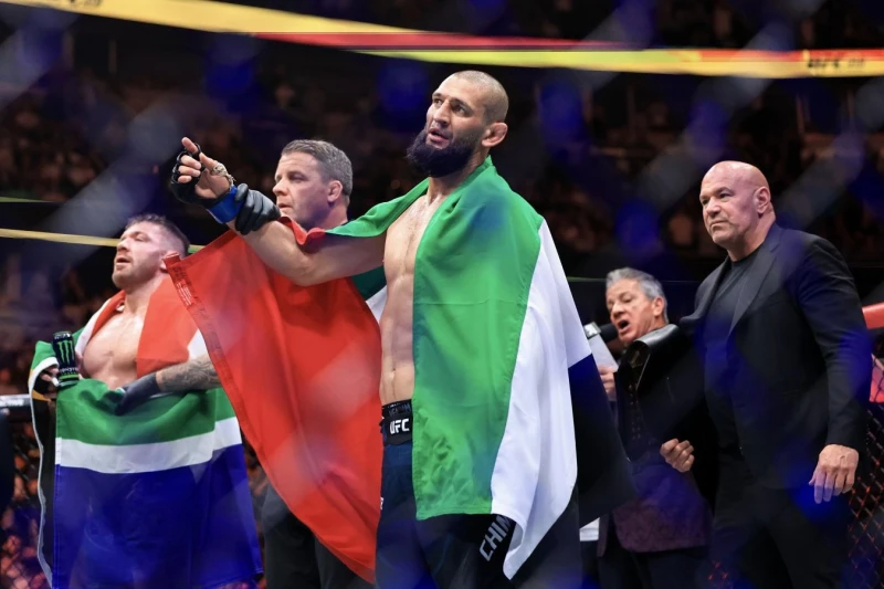 Həmzət Çimayev və İan Harri arasında Qətərdəki UFC turnirində yaşanan gərgin anlar