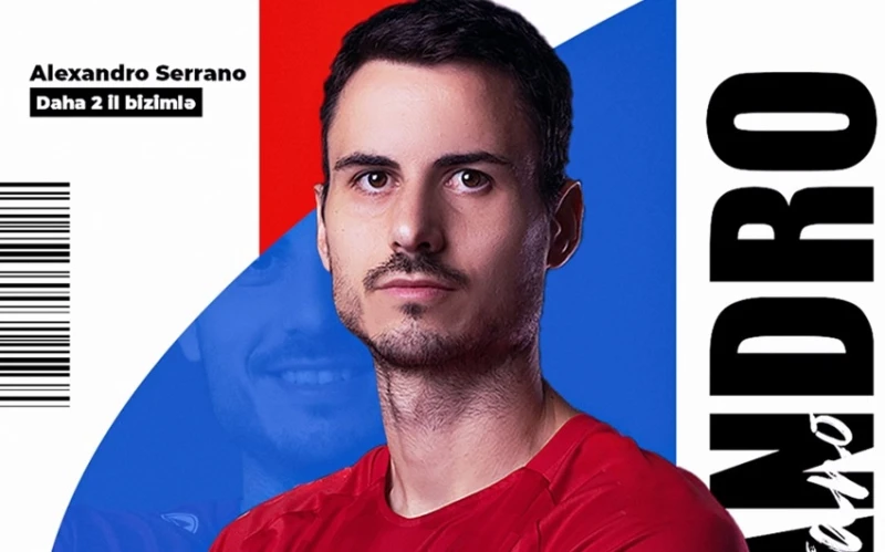 Alexandro Serrano extends his contract with Turan Tovuz
