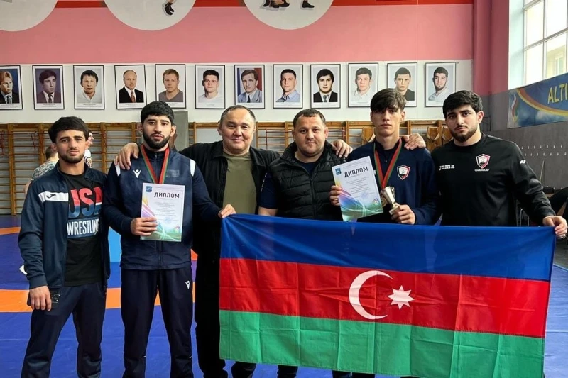 Azərbaycan pəhləvanları Belarusda 2 qızıl medal qazanıblar