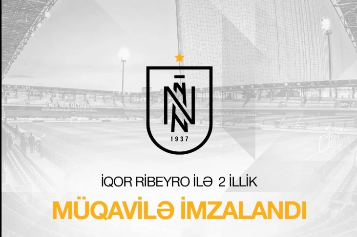 İqor Ribeyro Neftçi ilə 2 illik müqavilə imzalayıb