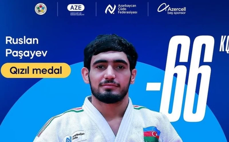 Finalda fransalı rəqibinə qalib gələn Azərbaycan cüdoçusu "Böyük Dəbilqə" turnirinin qalibi olub