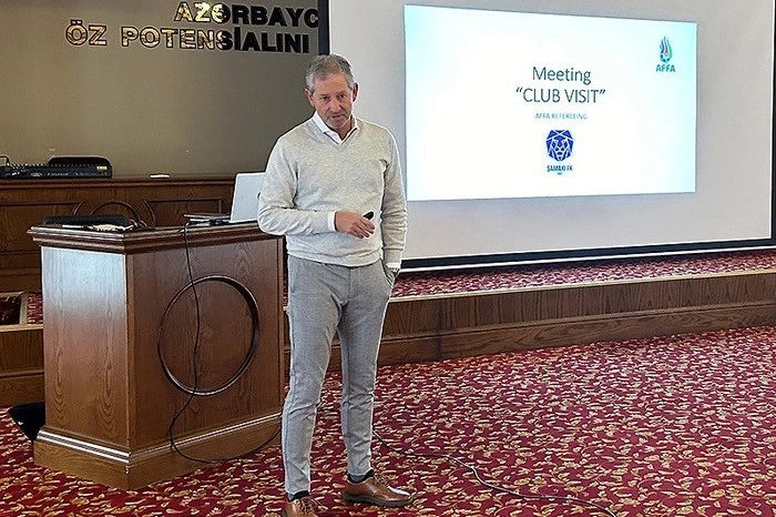 “Şamaxı”nın futbolçuları ilə görüş