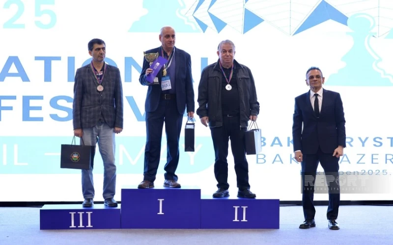 "Bakı Open-2025" Beynəlxalq Şahmat Festivalının qalibləri mükafatlandırılıb