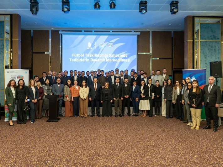 AFFA və WUF13 Əməliyyat Şirkəti Futbolda davamlı idarəetmə mövzusunda birgə seminar təşkil edib