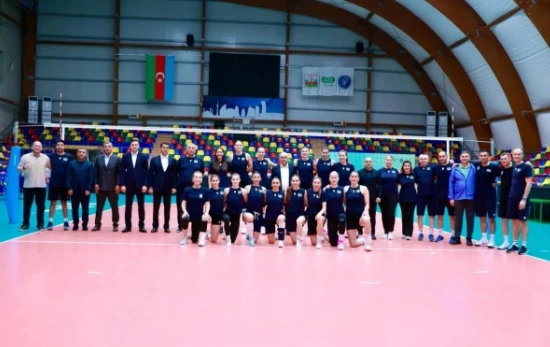 Azərbaycan Voleybol Federasiyasının rəhbərliyi Avropa Liqası öncəsi millilə görüşüb