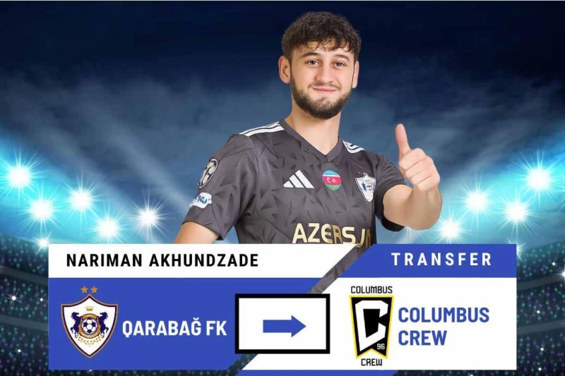ABD Büyükelçiliği Neriman Ahundzade'nin Columbus Crew'e Transferini Kutladı