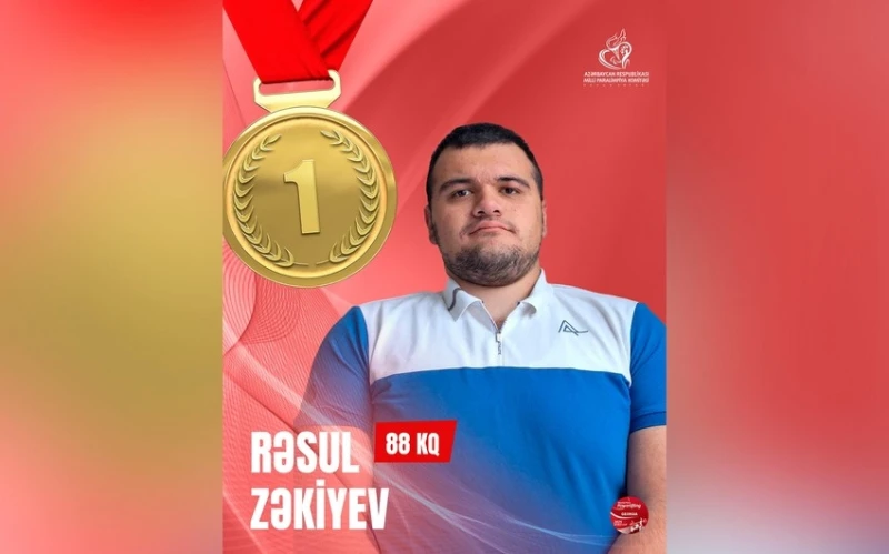 Azərbaycanlı para-pauerliftinqçi Dünya Kubokunda 2 qızıl medal qazanıb