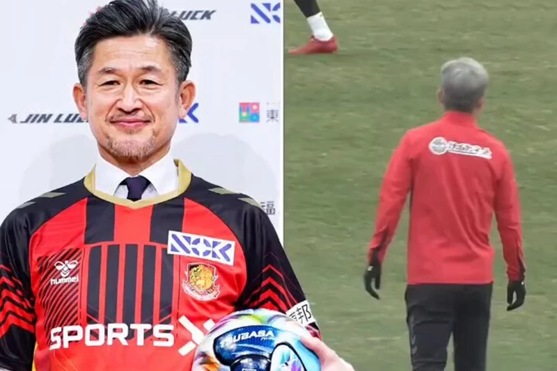 58 yaşlı Kazuyosi Miura peşəkar karyerasının 41-ci mövsümünə start verdi - VİDEO