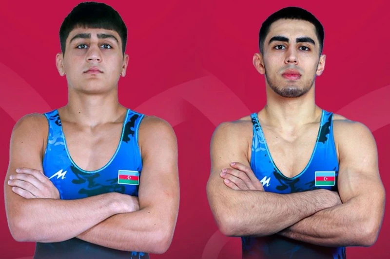 Fəraim Mustafayev ve Fərid Xəlilov, U-23 Avrupa Şampiyonası'nda Grekoromen Güreşte Bronz Madalya Kazandılar