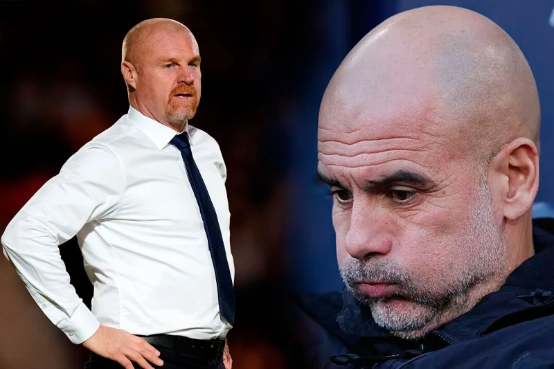 Sean Dyche reacted ironically to Guardiola's diet