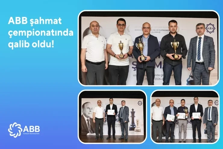 ABB Banklararası Şahmat Çempionatının Qalibi Oldu