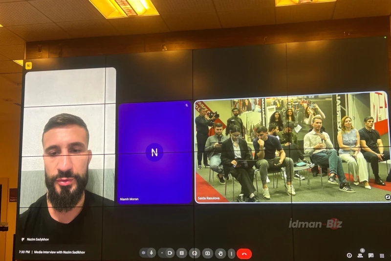 Nazim Sadıxov: "Rəqibimi çoxdandır tanıyıram"
