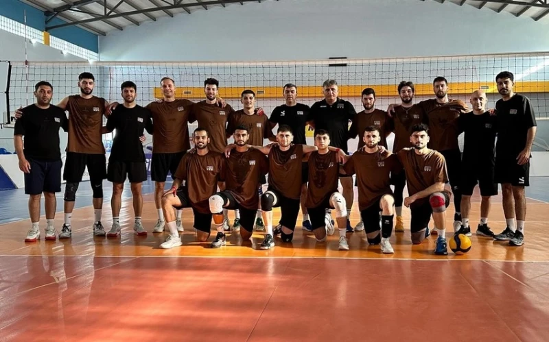 Azerbaijan national volleyball team successfully completed training camp in Georgia