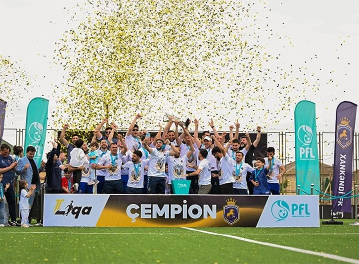 Xankəndi Futbol Komandası 2-ci Liqanın Çempionluq Kubokunu Qazandı