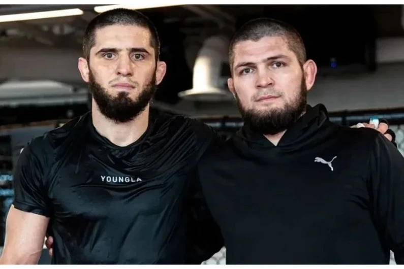 Khabib Nurmagomedov supported Islam Makhachev ahead of his title fight