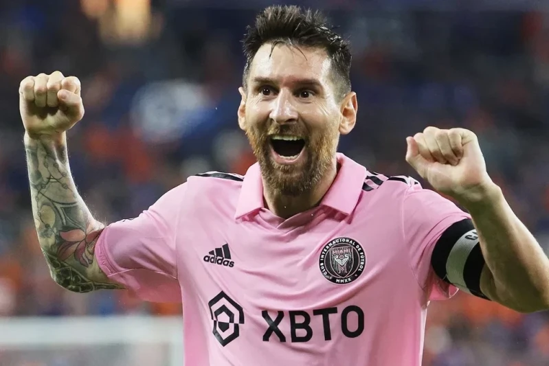 Messi finished the MLS season at the top in both goals and assists