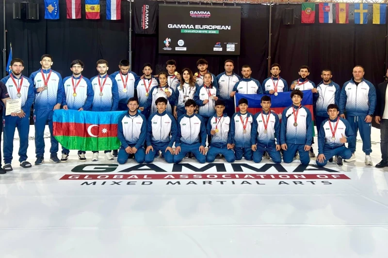 MMA üzrə Avropa çempionatında Azərbaycan yığması 7 qızıl, 6 gümüş və 4 bürünc medal qazanıb - FOTO
