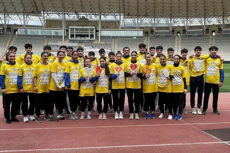 Азербайджанские спортсмены успешно преодолели символическое расстояние от Баку до Брюсселя - ФОТО