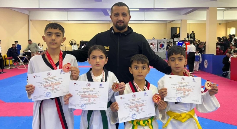 Masallı Taekvondo Klubunun idmançıları Gürcüstanda 1 qızıl, 3 bürünc medal qazanıb