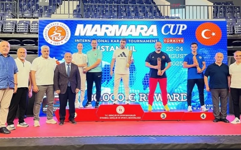 Azerbaijani karatekas won first place in the team standings at the Marmara Cup international tournament