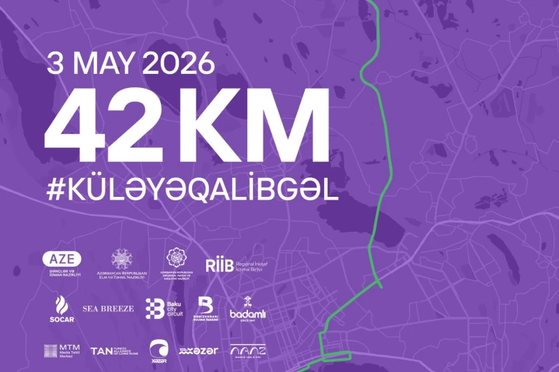 Bakı Marafonu 2026-nın Marşrutu Məlum Olub