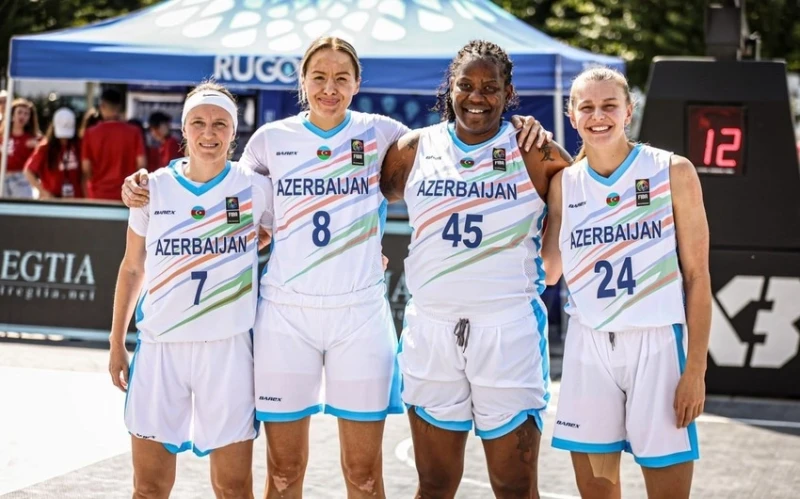 Azerbaijan women's 3x3 basketball team starts the fight in FIBA Champions Cup