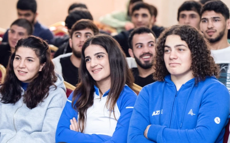 Another seminar was organized for Azerbaijani wrestlers