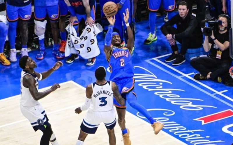 NBA-də yarımfinal seriyasının növbəti oyunu baş tutub, Oklahoma üstünlüyünü daha da möhkəmləndirib