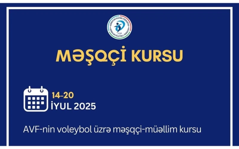 AVF məşqçi-müəllimlər üçün 1-ci dərəcə məşqçi kursu təşkil edəcək