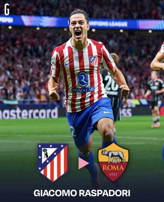 Рома интересуется нападающим мадридского Атлетико Распадори