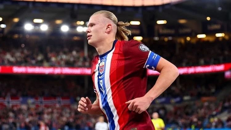 Haaland 2025-də Beynəlxalq Matçlarda Ən &Ccedil;ox Qol Vuran Oyun&ccedil;u Oldu