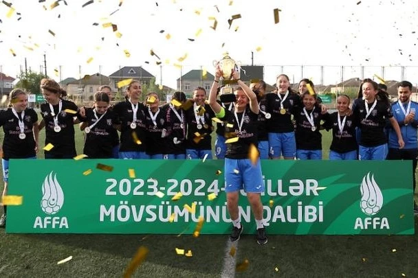 Sabahın Kızları U-17 Ligi'nde Neftçiyi Ezerek Şampiyon Oldu