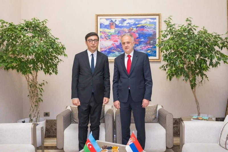 Ferid Qayıbov ve Zoran Gajić arasında spor işbirliği görüşüldü