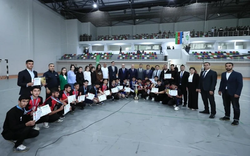 Müstəqillik Gününə həsr olunmuş voleybol üzrə rayon turnirinin final mərhələsi baş tutub