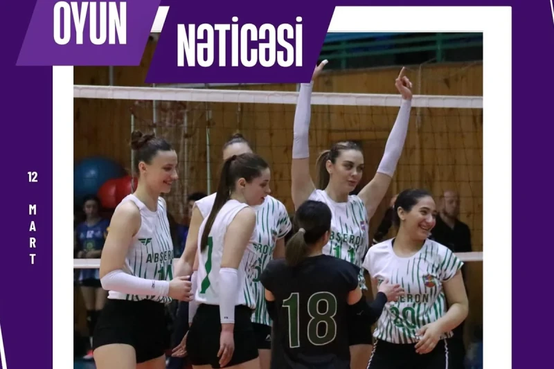 Azerbaijan Women's Volleyball Super League: Round 17 concluded, two more matches played
