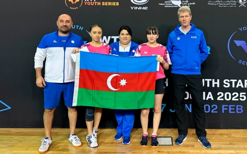 Azərbaycanın stolüstü tennisçiləri Dohada daha bir mükafat qazanıblar