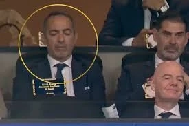 FIFA Official Falls Asleep in the Stands