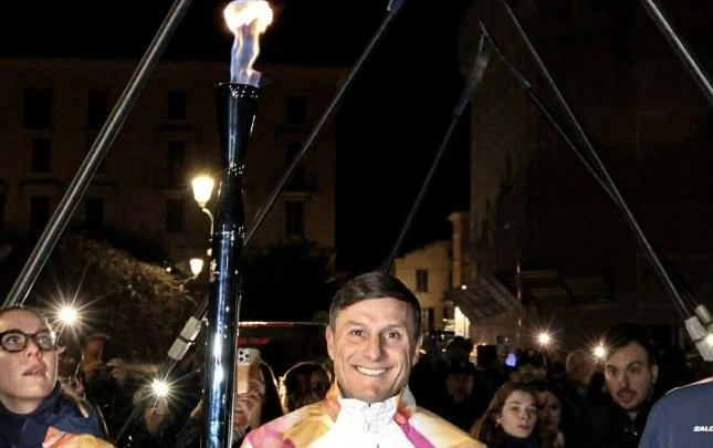 Javier Zanetti Carried the Torch of the Milano-Cortina 2026 Winter Olympics